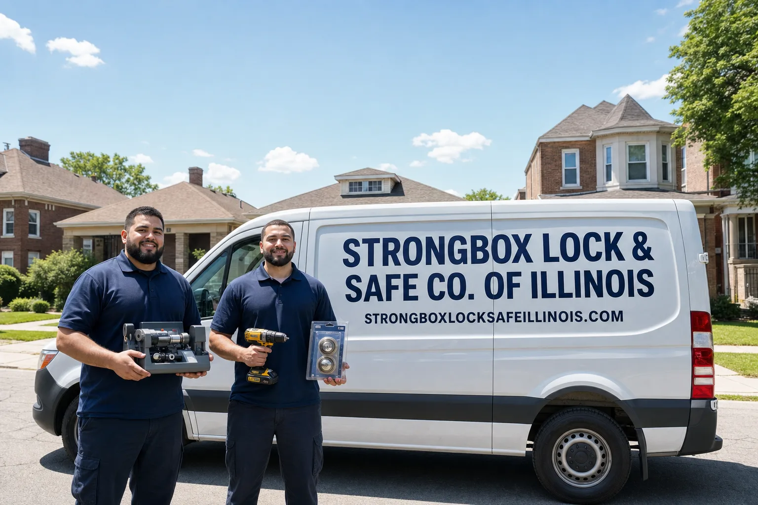 Strongbox Lock & Safe Co. of Illinois locksmith team